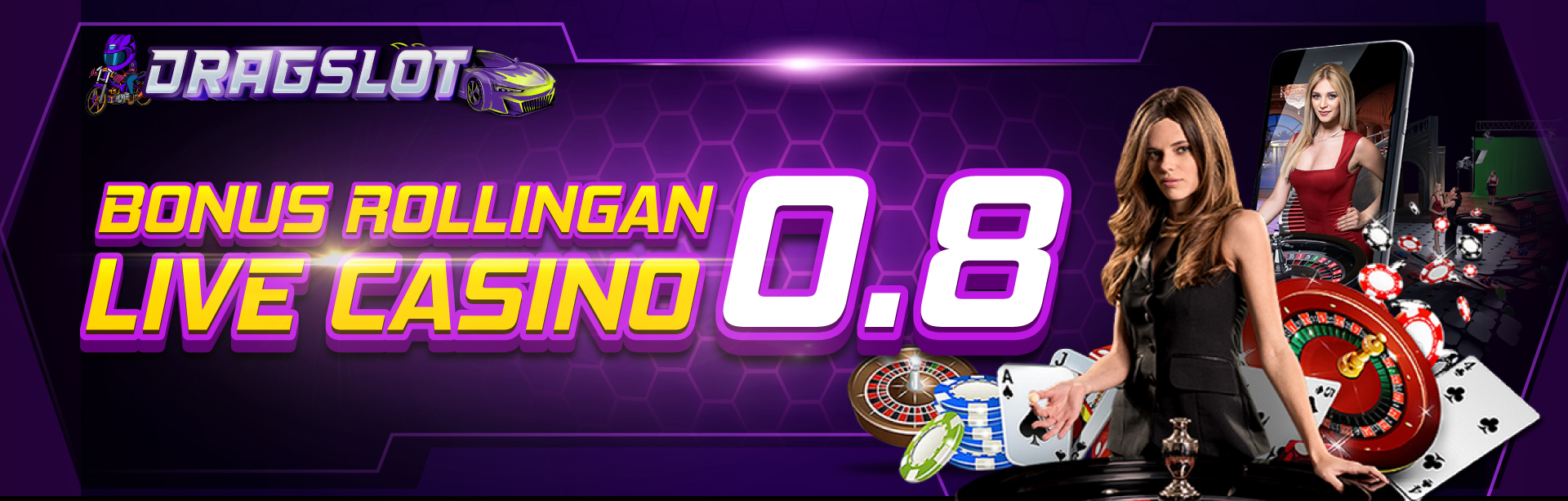 BONUS ROLLINGAN LIVE CASINO UP TO 0.8%